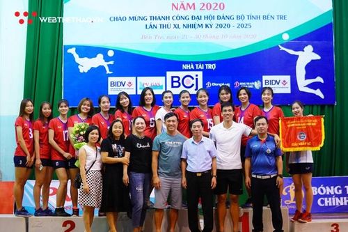 Nam Bến Tre, nữ Thái Bình vô địch Giải bóng chuyền hạng A toàn quốc 2020