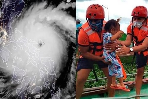 Siêu bão Goni đổ bộ Philippines, sức gió 'không thể tin nổi', áp thấp Atsani sắp thành bão