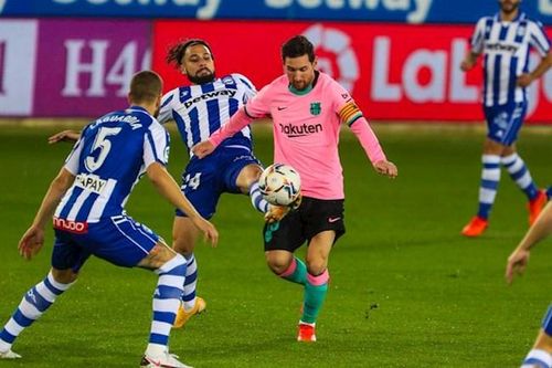 Barca 1-1 Alaves tại La Liga 2020/21