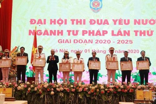 Bế mạc Đại hội thi đua yêu nước ngành Tư pháp lần thứ V