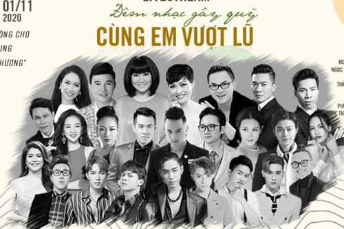 Cẩm Vân, Quang Linh và dàn nghệ sĩ hát không cát-xê gây quỹ ủng hộ đồng bào miền Trung