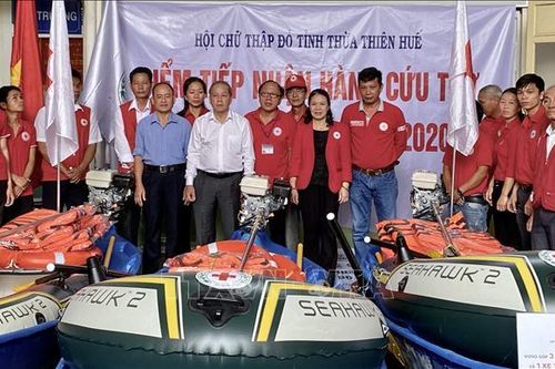 Thừa Thiên - Huế tiếp nhận cứu trợ từ Trung ương Hội Chữ thập đỏ Việt Nam