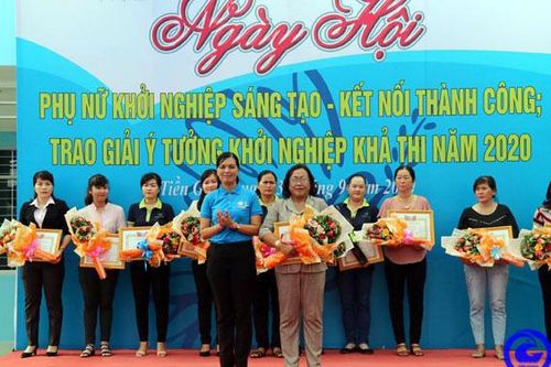 Tiền Giang: Ngày hội 'Phụ nữ khởi nghiệp sáng tạo - Kết nối thành công' năm 2020