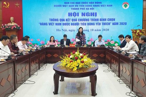 141 sản phẩm đạt danh hiệu ''Hàng Việt Nam được người tiêu dùng yêu thích'' năm 2020