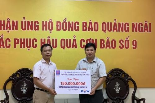 Các hoạt động thiện nguyện của PV Power hướng về đồng bào miền Trung