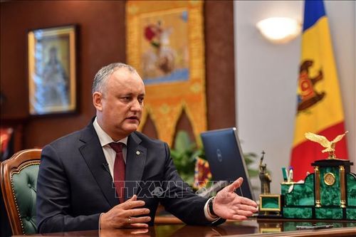 Bầu cử tổng thống Moldova: Tổng thống Igor Dodon tạm dẫn đầu