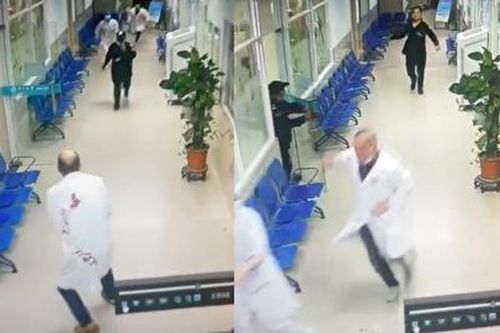 Người đàn ông đột nhập vào bệnh viện, cầm dao truy sát các nhân viên y tế rồi nhảy lầu