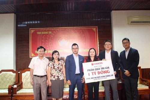 Tập đoàn ORION ủng hộ phần quà trị giá 1 tỷ đồng cho học sinh Quảng Trị