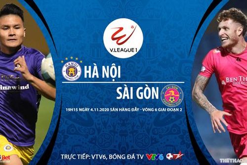 Soi kèo nhà cái. Hà Nội vs Sài Gòn. Trực tiếp bóng đá Việt Nam 2020