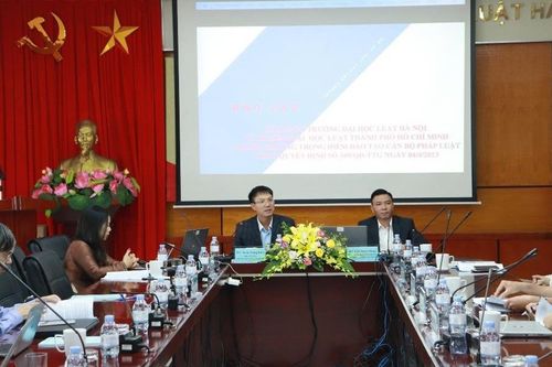 Xây dựng trường Đại học Luật Hà Nội thành trường trọng điểm đào tạo cán bộ pháp luật