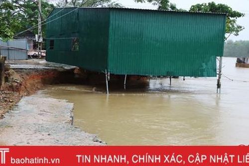Lũ chồng lũ, Hà Tĩnh thiệt hại nặng