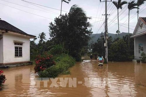 Phú Yên nghiêm cấm người dân đi lại trong vùng ngập sâu, vớt củi trên sông, suối