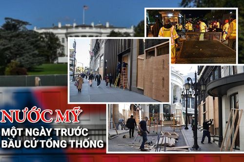 Hình ảnh nước Mỹ một ngày trước bầu cử tổng thống