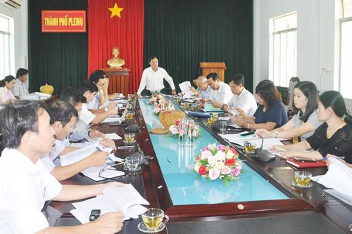 Pleiku: Một số dự án, công trình đầu tư công chậm tiến độ