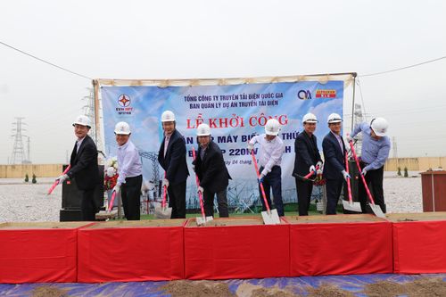 Khởi công dự án nâng công suất TBA 220 kV Thanh Nghị