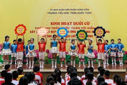 Trường học Hà Nội chú trọng xây dựng văn hóa ứng xử cho học sinh