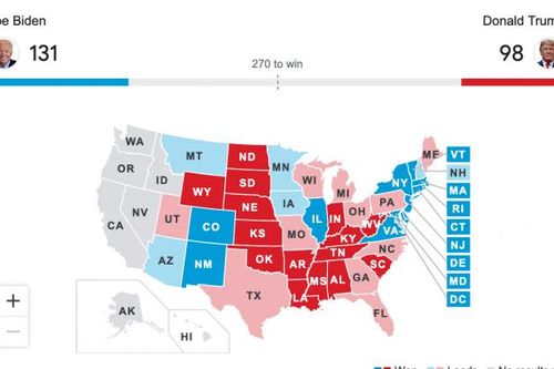 Ông Trump vượt lên dẫn trước ở bang Ohio, nơi có tính dự báo về người chiến thắng