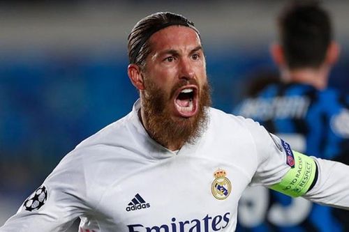 Trung vệ Ramos với bàn thắng thứ 100 cho CLB Real Madrid, ăn đứt Messi