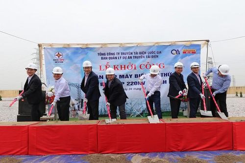 Hà Nam: Khởi công dự án nâng công suất trạm biến áp 220kV Thanh Nghị
