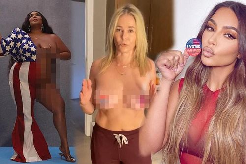 Muôn kiểu kêu gọi bầu cử của sao Hollywood: Người bán nude, kẻ phô bụng bầu