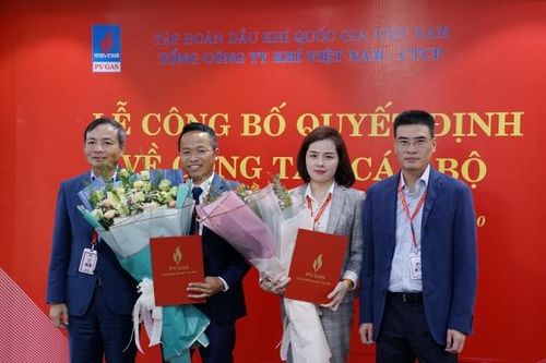 PV GAS bổ nhiệm Trưởng ban Tài chính Tổng công ty và Giám đốc Công ty Khí Cà Mau