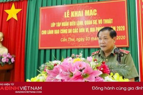 Công an Cần Thơ huấn luyện quân sự, võ thuật cho lãnh đạo các đơn vị