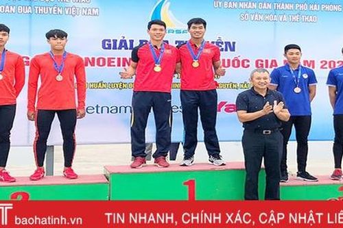 Hà Tĩnh giành 4 huy chương ngày đầu Giải Đua thuyền vô địch quốc gia
