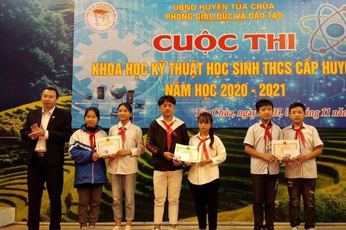 Học sinh Tủa Chùa thực hiện 26 dự án tham gia cuộc thi khoa học kỹ thuật