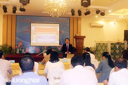 Bồi dưỡng kỹ năng ngoại giao cho cán bộ lãnh đạo chủ chốt của tỉnh