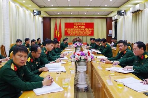 Hội nghị trực tuyến toàn quân rút kinh nghiệm công tác phòng chống, khắc phục hậu quả thiên tai