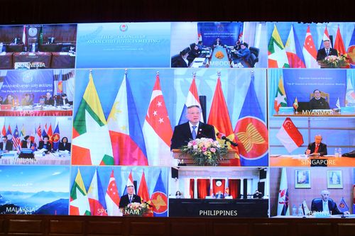 Khai mạc Hội nghị trực tuyến Hội đồng Chánh án ASEAN lần thứ 8