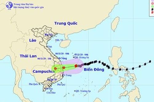 Bão số 10 suy yếu thành áp thấp nhiệt đới