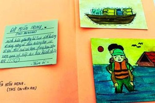 Những cánh hạc giấy bay về miền Trung
