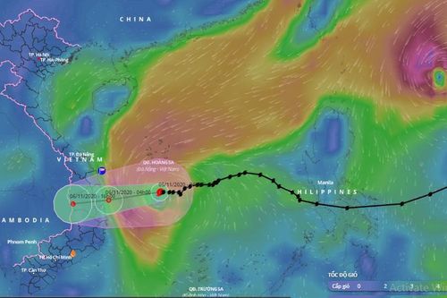 Bão áp sát bờ biển Phú Yên – Quảng Ngãi, bắt đầu ảnh hưởng đất liền