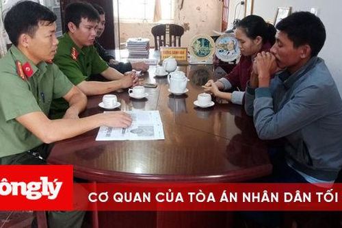 Công an làm việc với hai đối tượng đăng tin sai sự thật về cứu hộ mưa lũ