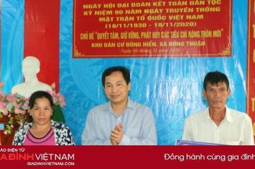 TP. Cần Thơ tặng 2 nhà Đại đoàn kết cho hộ nghèo tại Thới Lai