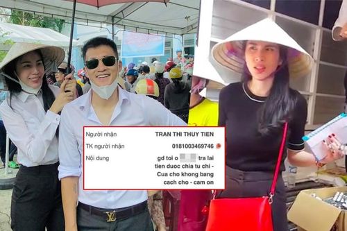 Rộ tin người dân chuyển khoản hoàn trả tiền cho Thủy Tiên, trách móc 'cách cho hơn của cho'