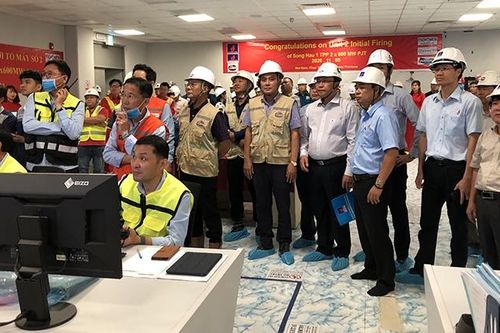 Đốt lò thành công Tổ máy số 2 Nhà máy nhiệt điện Sông Hậu 1