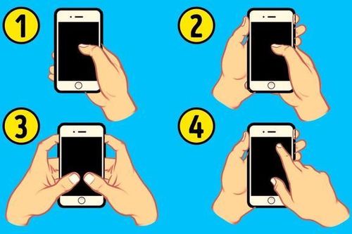 Đoán tính cách của bạn qua kiểu cầm điện thoại di động