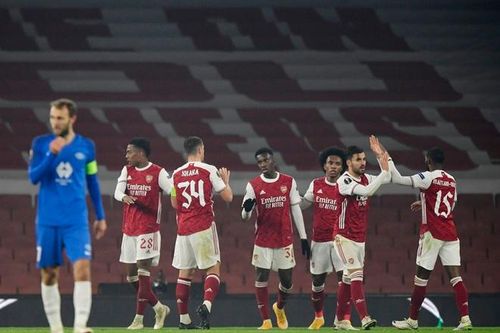 Arsenal thắng đậm Molde tại Europa League