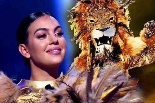 Georgina Rodriguez đeo mặt nạ trên sóng truyền hình