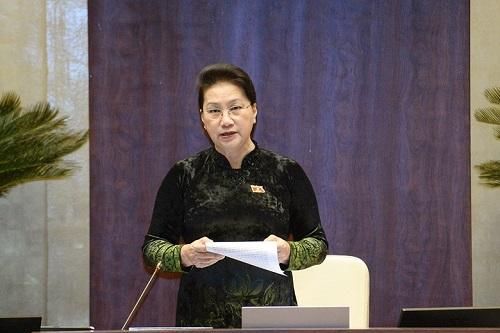 Chủ tịch Quốc hội: Chính phủ đã thể hiện tinh thần trách nhiệm cao
