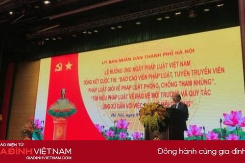Hà Nội là một trong các địa phương đi đầu hưởng ứng Ngày Pháp luật Việt Nam