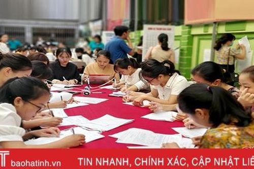 Thị trường lao động Hà Tĩnh khởi sắc những tháng cuối năm