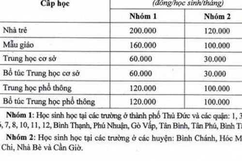 TP. Hồ Chí Minh: Triển khai chính sách hỗ trợ học phí cho học sinh các cấp