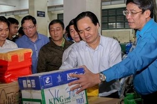 Gần 11 tỷ đồng được BGD&ĐT gửi về miền Trung