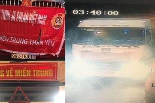 Xuất hiện tình trạng mượn danh xe chở hàng cứu trợ miền Trung để trốn phí