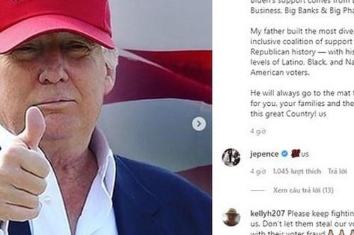 Giữa lúc kết quả bầu cử chưa ngã ngũ, tình thế bất lợi nghiêng về ông Donald Trump, 'nữ thần' Ivanka Trump bất ngờ lên tiếng thu hút sự chú ý