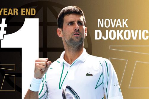 Djokovic vượt Federer về số lần kết thúc năm ở ngôi đầu