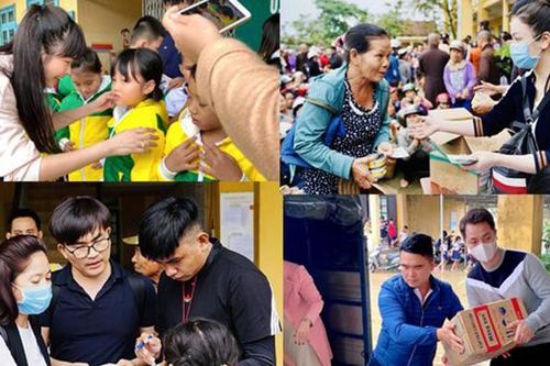 Sao Việt mang hàng tỷ đồng, trực tiếp ra cứu trợ bà con miền Trung